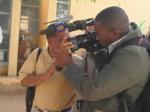 ISERI Protests 12 Jan 2011 AlJAzeera cameraman hassled