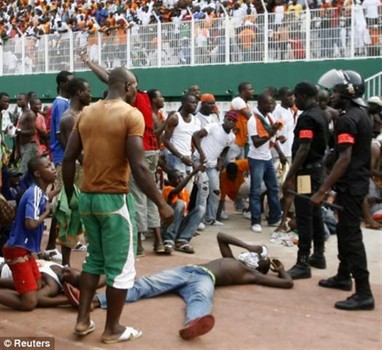 New Year's stampede in Abidjan (Reuters)