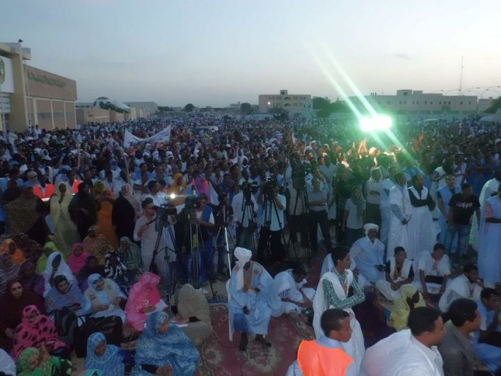 Thousands turnout for #Mauritania 1 Nov 2012 protest march and rally